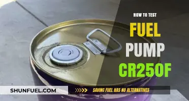 Testing Your CR250F Fuel Pump: A Step-by-Step Guide