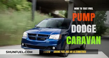 Testing Your Dodge Caravan's Fuel Pump: A Step-by-Step Guide