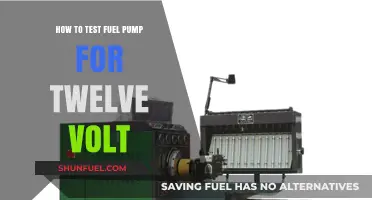 Testing Your 12V Fuel Pump: A Step-by-Step Guide for DIY Mechanics