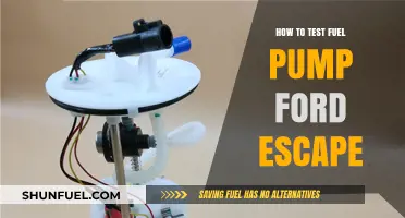 Testing Your Ford Escape's Fuel Pump: A Step-by-Step Guide