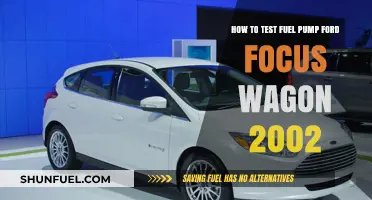 Testing Your 2002 Ford Focus Wagon's Fuel Pump: A Step-by-Step Guide