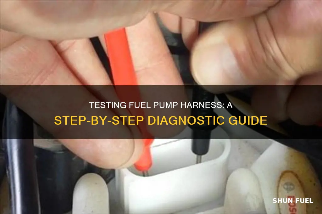how to test fuel pump harness