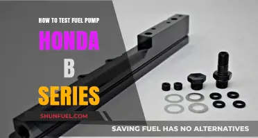 Testing Your Honda B-Series Fuel Pump: A Step-by-Step Guide