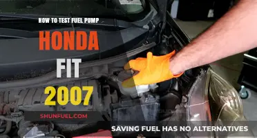 Testing Your 2007 Honda Fit's Fuel Pump: A Step-by-Step Guide