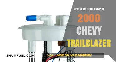 Testing Your 2000 Chevy Trailblazer's Fuel Pump: A Step-by-Step Guide