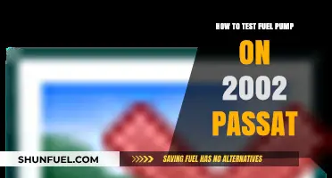 Testing Your 2002 Passat's Fuel Pump: A Step-by-Step Guide