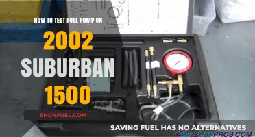 Testing Your 2002 Suburban 1500 Fuel Pump: A Step-by-Step Guide
