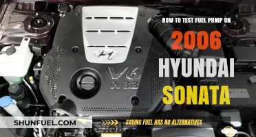 Testing Your 2006 Hyundai Sonata's Fuel Pump: A Step-by-Step Guide