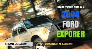 Testing Your 2004 Ford Explorer's Fuel Pump: A Step-by-Step Guide