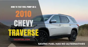 Testing Your 2010 Chevy Traverse Fuel Pump: A Step-by-Step Guide