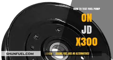Testing Your JD X300 Fuel Pump: A Step-by-Step Guide