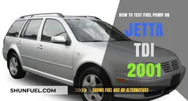 Testing Your 2001 Jetta TDI Fuel Pump: A Step-by-Step Guide