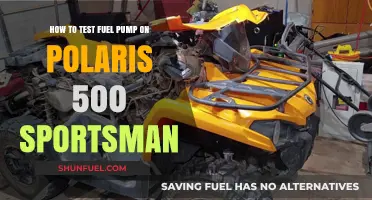 Testing Your Polaris 500 Sportsman's Fuel Pump: A Step-by-Step Guide