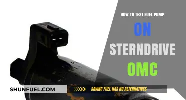 Testing Your OMC Sterndrive Fuel Pump: A Step-by-Step Guide