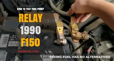 Testing Fuel Pump Relay on a 1990 Ford F150: Step-by-Step Guide