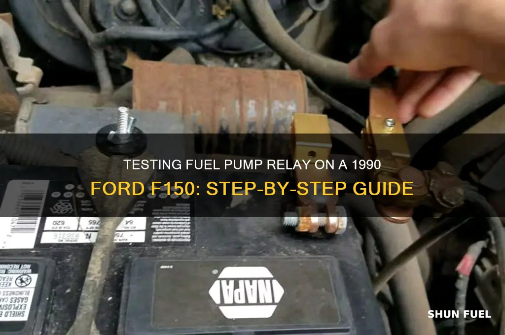 how to test fuel pump relay 1990 f150