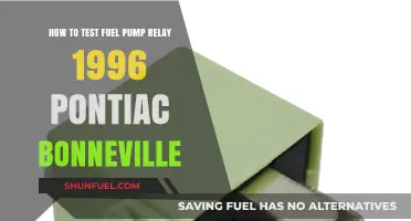 Testing Fuel Pump Relay in a 1996 Pontiac Bonneville: A Guide