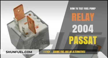 Testing Fuel Pump Relay in a 2004 Volkswagen Passat: A Guide
