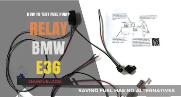 BMW E36 Fuel Pump Relay Testing Guide: Step-by-Step Process