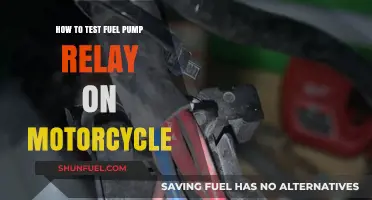 Testing Your Motorcycle's Fuel Pump Relay: A Step-by-Step Guide
