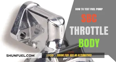 Testing Your SBC Throttle Body Fuel Pump: A Step-by-Step Guide