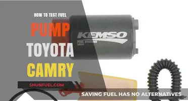 Toyota Camry Fuel Pump Testing: Step-by-Step Guide for DIY Mechanics