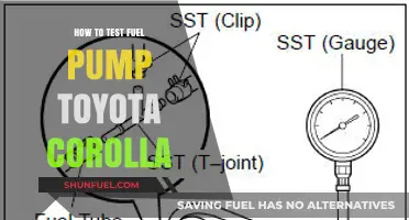 Toyota Corolla Fuel Pump Testing: Step-by-Step Guide for DIY Mechanics