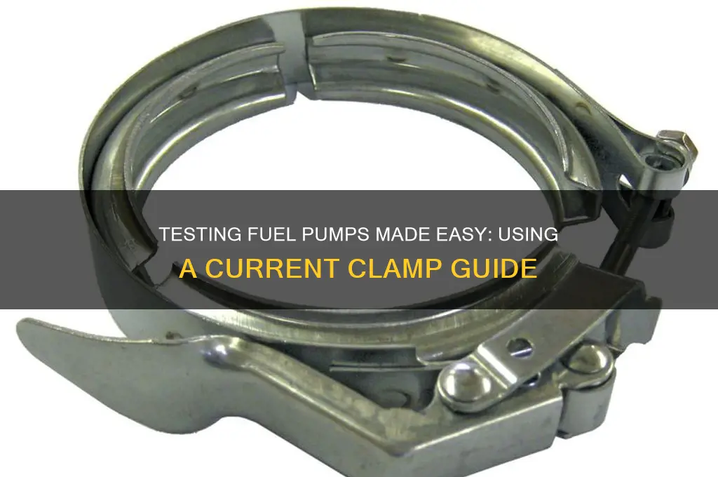 how to test fuel pump with current clamp