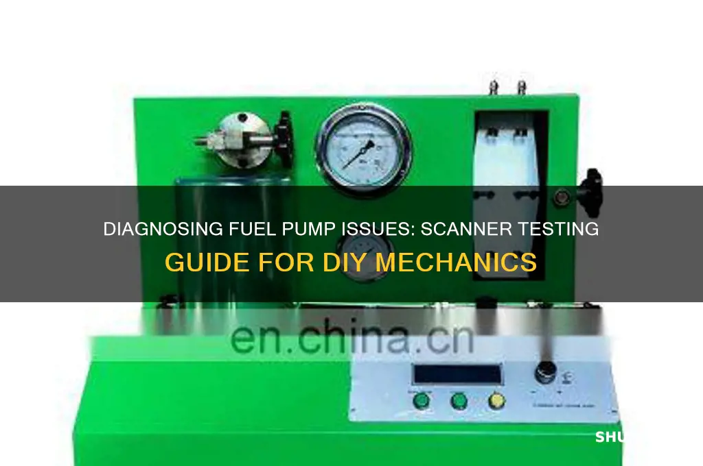 how to test fuel pump with scanner