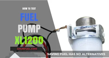 Testing Your XL1200 Fuel Pump: A Step-by-Step Guide