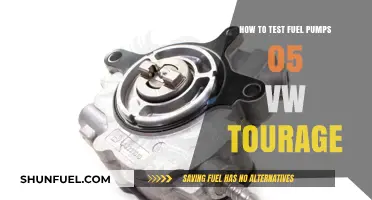 Testing Fuel Pumps in a 2005 VW Touareg: A Step-by-Step Guide