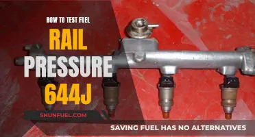 Testing Fuel Rail Pressure: Easy Guide for 644J Engines