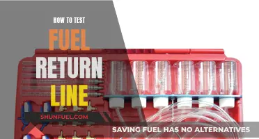 Testing Fuel Return Lines: A Comprehensive Guide