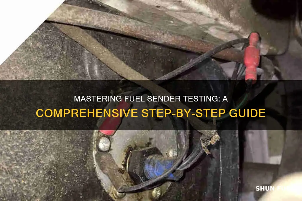 how to test fuel sender