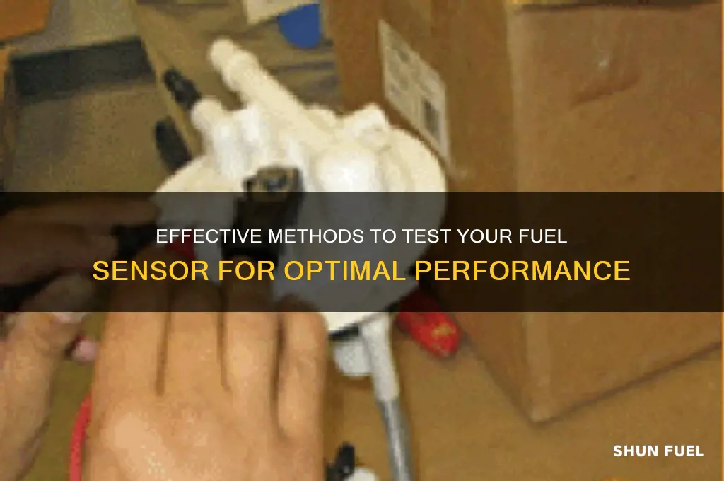 how to test fuel sensor
