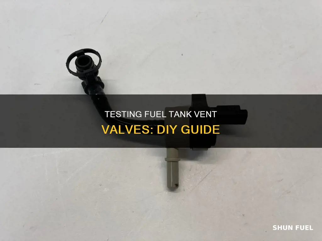 how to test fuel tank vent valve