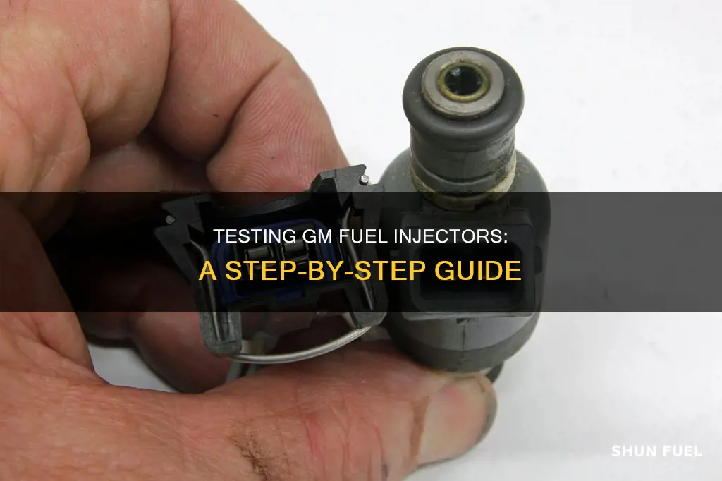 how to test gm fuel injectors