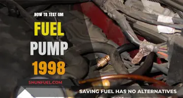 Testing a 1998 GM Fuel Pump: Step-by-Step Guide