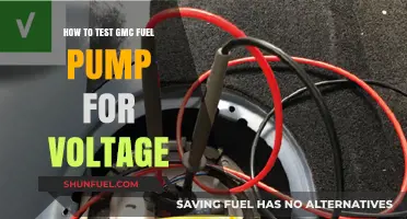 Testing GMC Fuel Pump Voltage: A Step-by-Step Guide