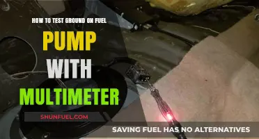 Testing Ground on Fuel Pump: Multimeter Guide for Accurate Results