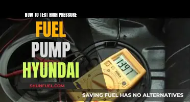 Testing Hyundai's High-Pressure Fuel Pump: A Step-by-Step Guide