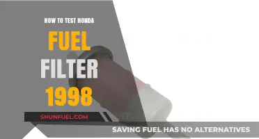 Testing Honda Fuel Filter: 1998 Edition