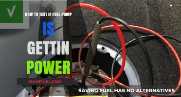 Diagnosing Fuel Pump Power Issues: A Step-by-Step Testing Guide