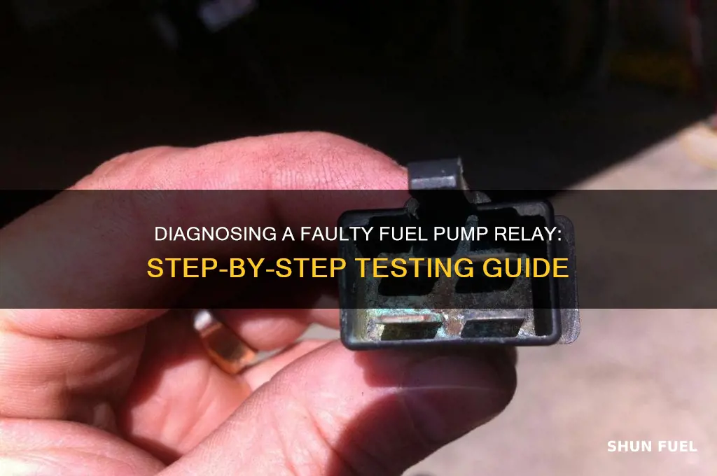 how to test if fuel pump relay is bad