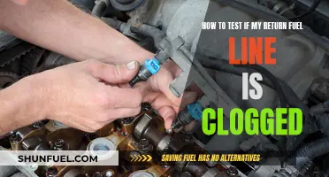 Testing Your Return Fuel Line for Clogs