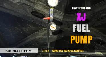Testing Your Jeep XJ Fuel Pump: A Step-by-Step Guide