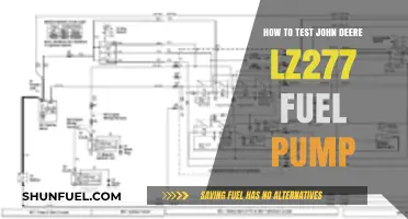 Testing the John Deere LZ277 Fuel Pump: A Step-by-Step Guide