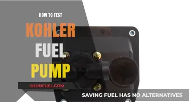 Step-by-Step Guide to Testing Your Kohler Fuel Pump Effectively