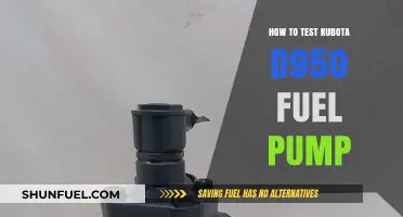 Testing Kubota D950 Fuel Pump: A Step-by-Step Guide for Mechanics