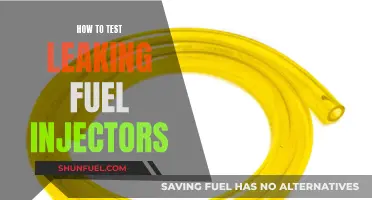 Finding Faulty Fuel Injectors: Testing for Leaks
